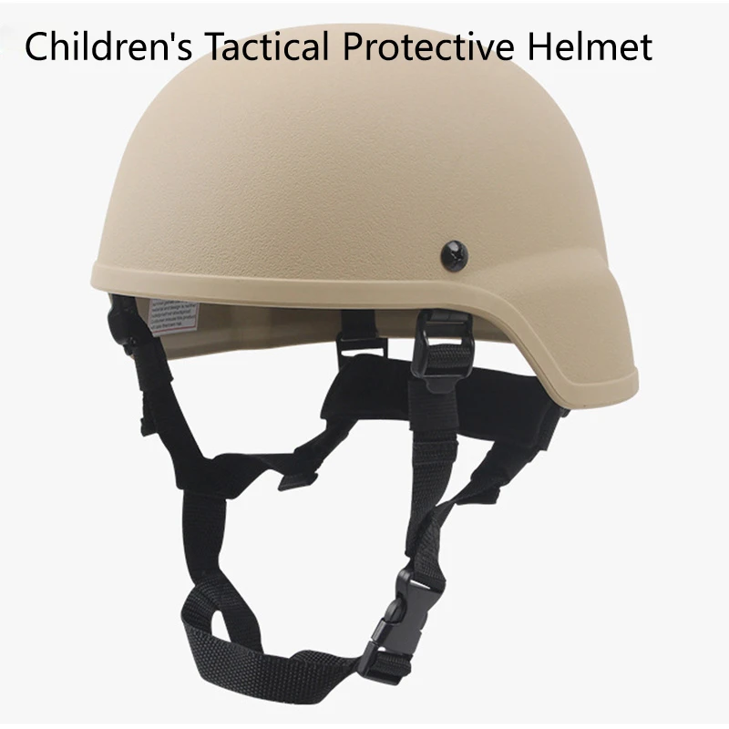 Outdoor Hunting Games For Kids - หมวกกันน็อคยุทธวิธีสำหรับเด็ก หมวกป้องกันศีรษะพลาสติกสำหรับเกม CS น้ำหนักเบา เหมาะสำหรับการฝึกซ้อมและกิจกรรมกลางแจ้ง