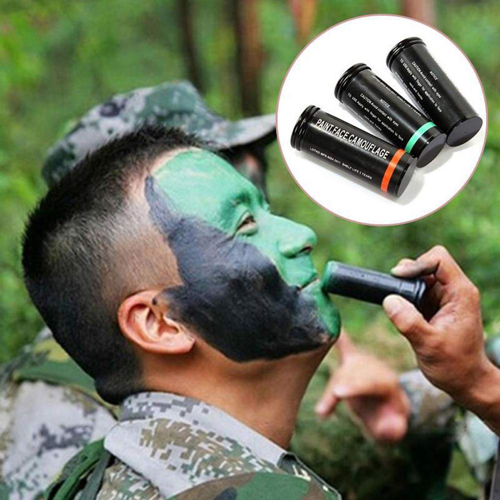 ชุดสีเพ้นท์หน้าลายพราง 3 แท่ง  - Camo Face Paint บทวิจารณ์และราคา