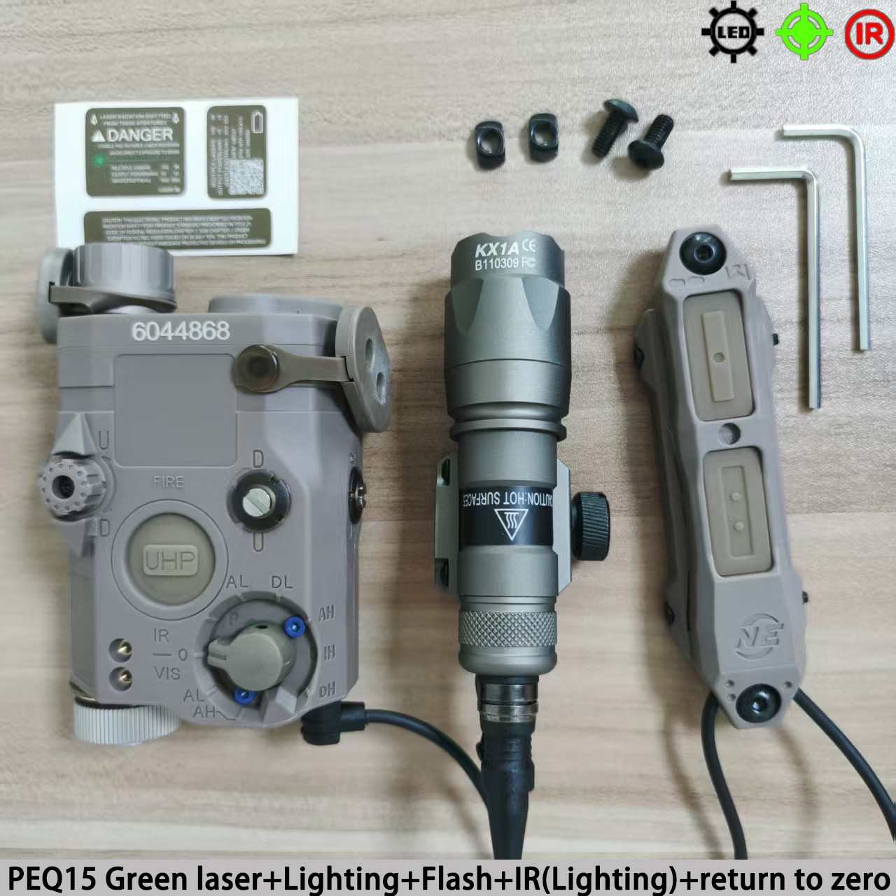Element Tactical PEQ-15 ไฟเลเซ - Trail Camera Infrared บทวิจารณ์และราคา