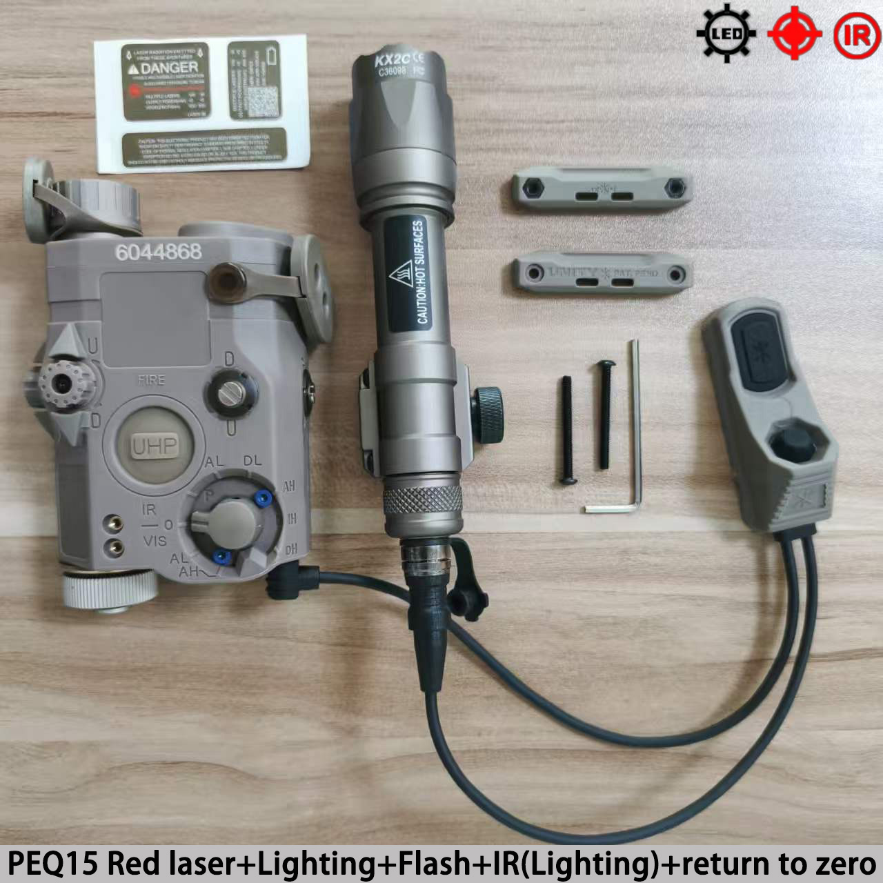 Element Tactical PEQ-15 ไฟเลเซ - Trail Camera Infrared บทวิจารณ์และราคา